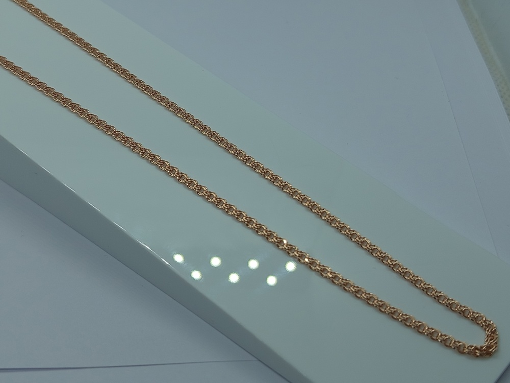 ЦЕПЬ ПУСТОТЕЛАЯ Бисмарк (Au 585)