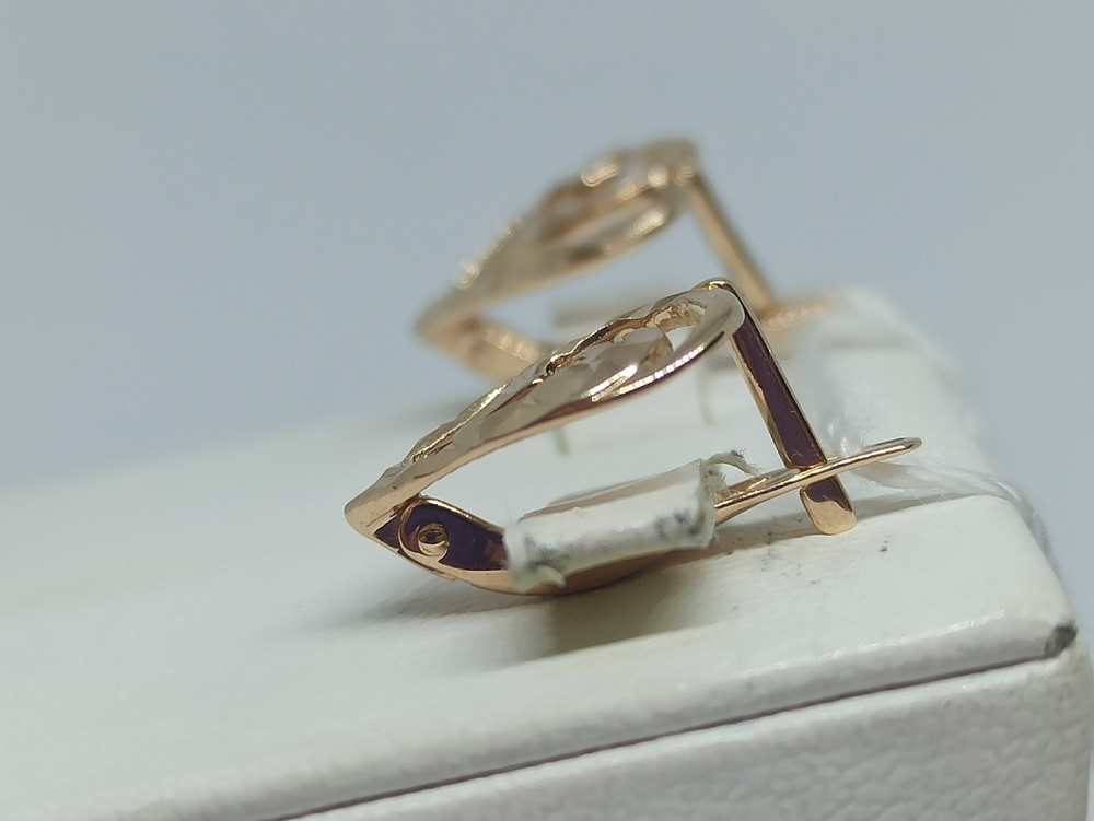 СЕРЬГИ БЕЗ КАМНЯ (Au 585)