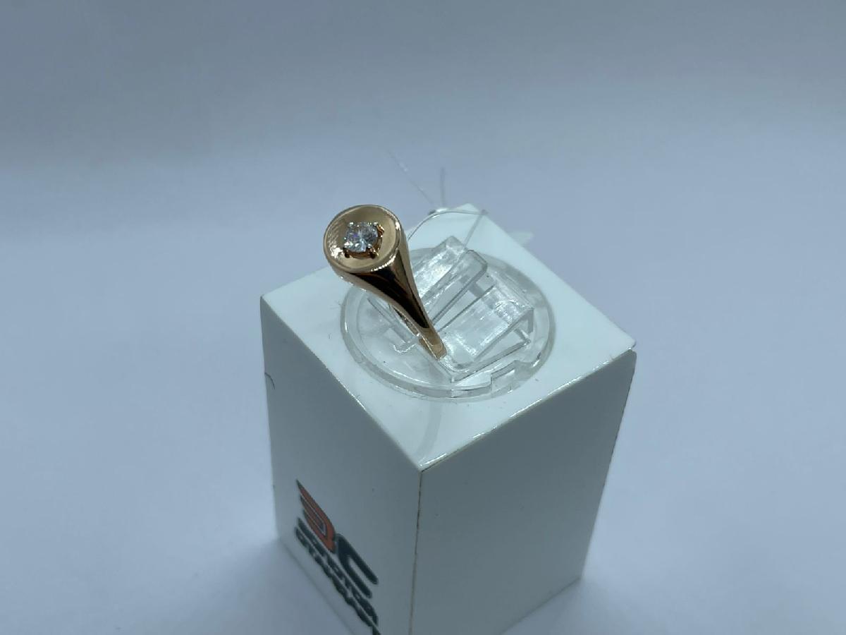 КОЛЬЦО С КАМНЕМ (Au 585)