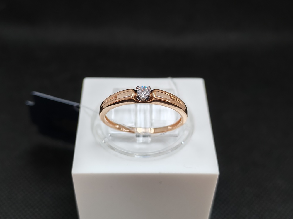 КОЛЬЦО С КАМНЕМ (Au 585)