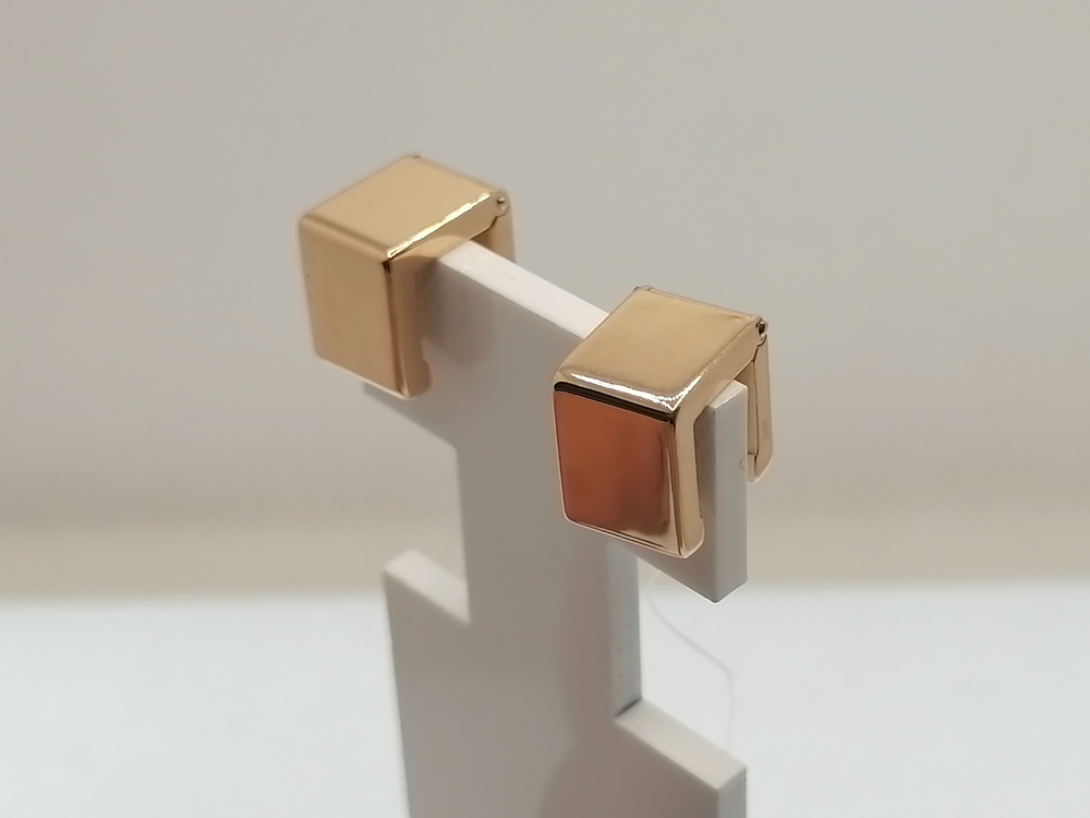 СЕРЬГИ КОНГО без камня (Au 585)