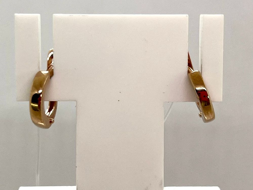 СЕРЬГИ БЕЗ КАМНЯ (Au 585)