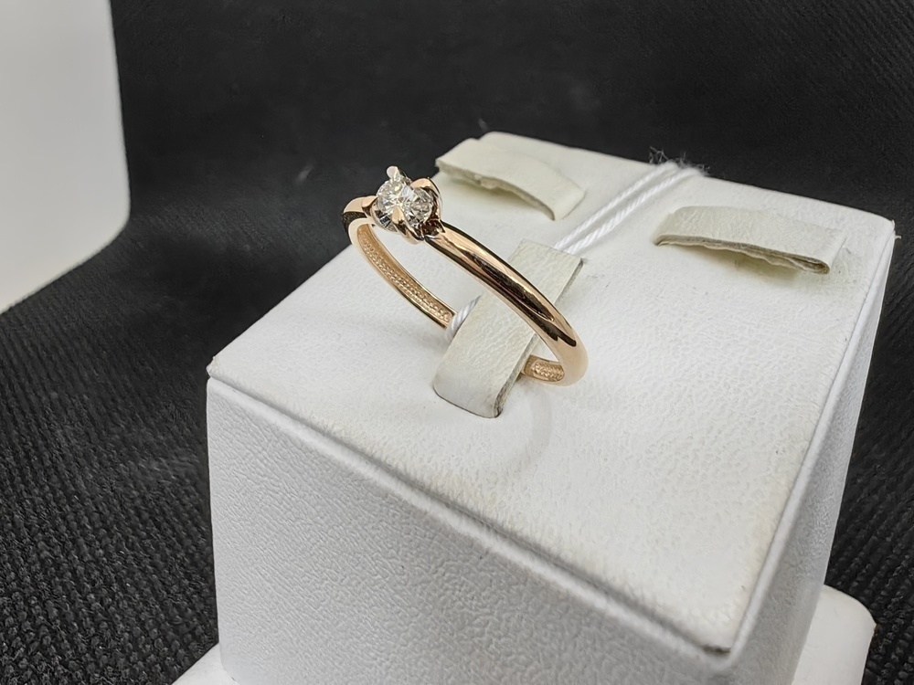 КОЛЬЦО БРИЛЛИАНТ Au 585