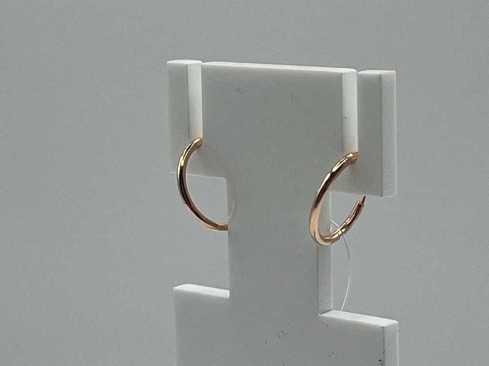 СЕРЬГИ КОНГО без камня (Au 585)