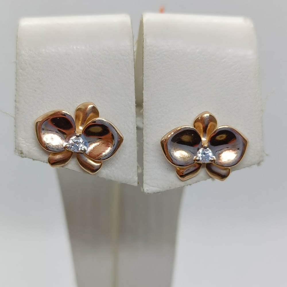 СПУС585 СЕРЬГИ ПУСЕТЫ (Au 585)