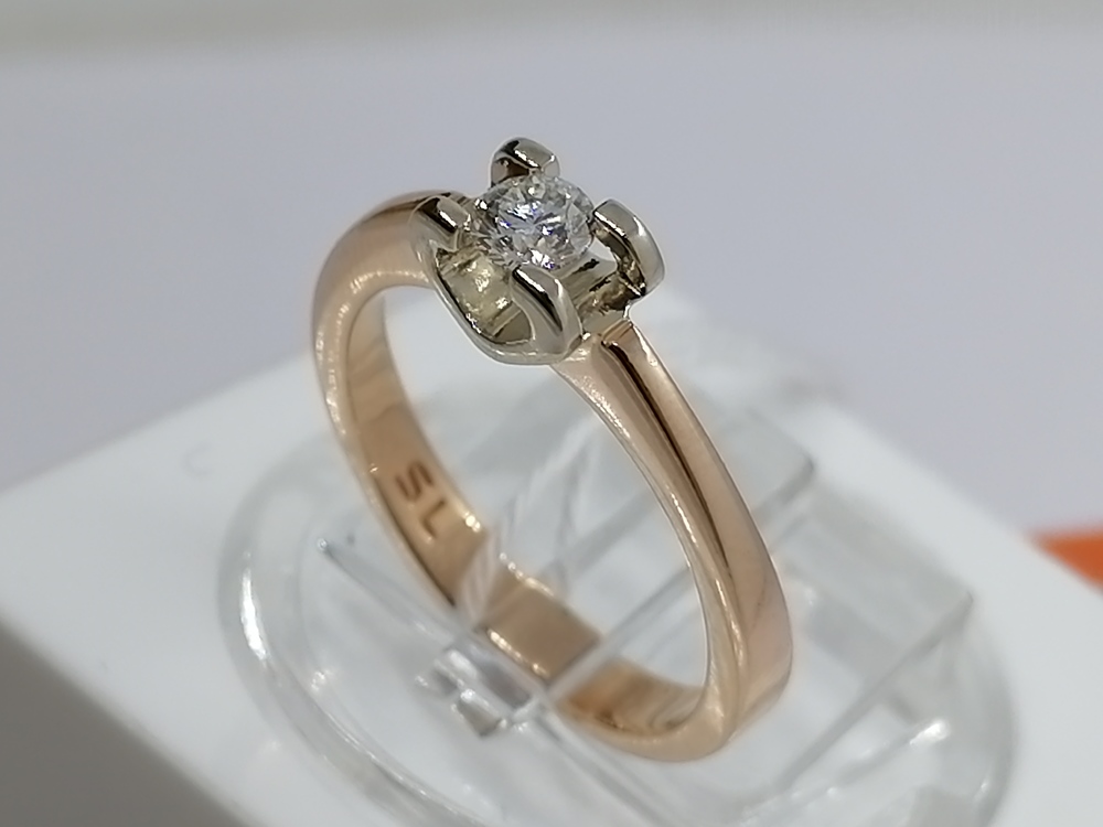 КОЛЬЦО БРИЛЛИАНТ Au 585