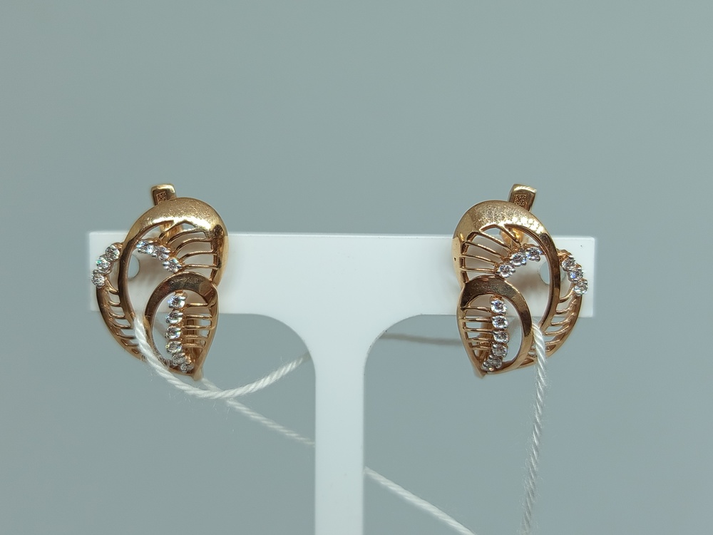 СЕРЬГИ С КАМНЯМИ (Au 585)