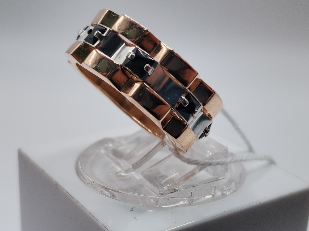 КОЛКМИ585 КОЛЬЦО С КАМНЯМИ (Au 585)