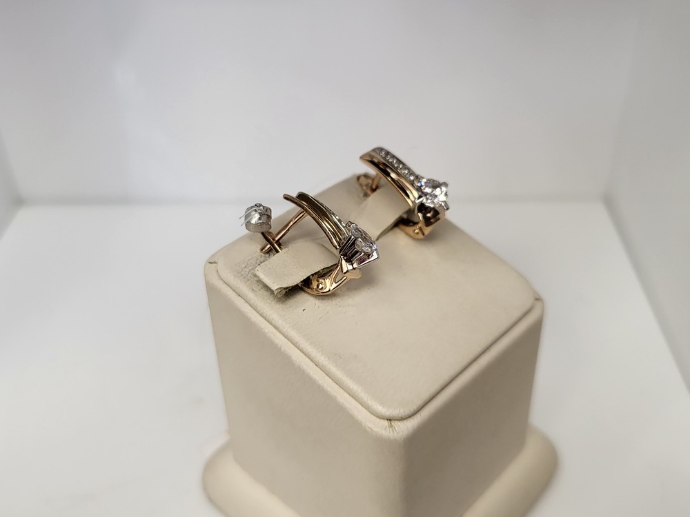 СЕРЬГИ С КАМНЯМИ (Au 585)