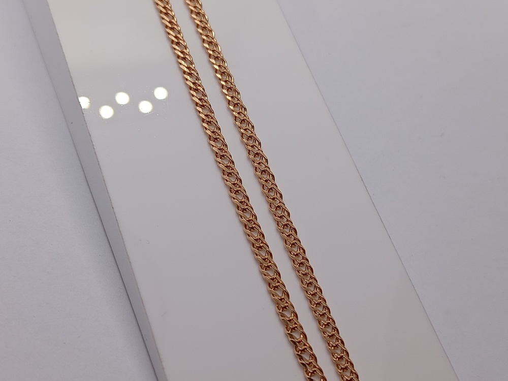 ЦЕПЬ ПОЛНОВЕСНАЯ Ромб двойной (Au 585)