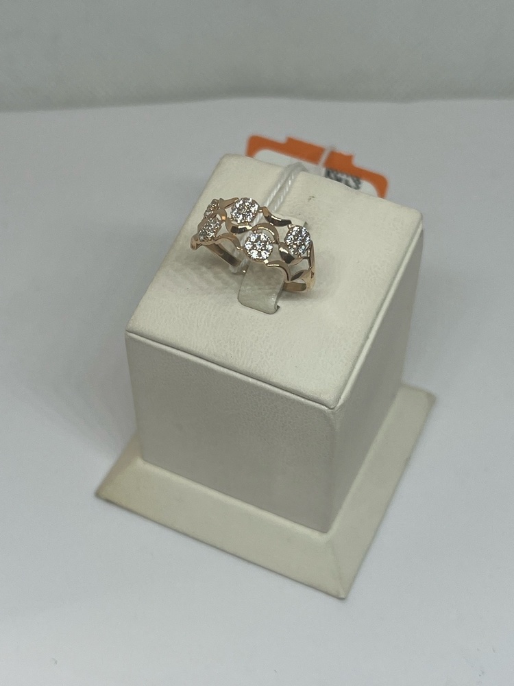 КОЛКМИ585 КОЛЬЦО С КАМНЯМИ (Au 585)