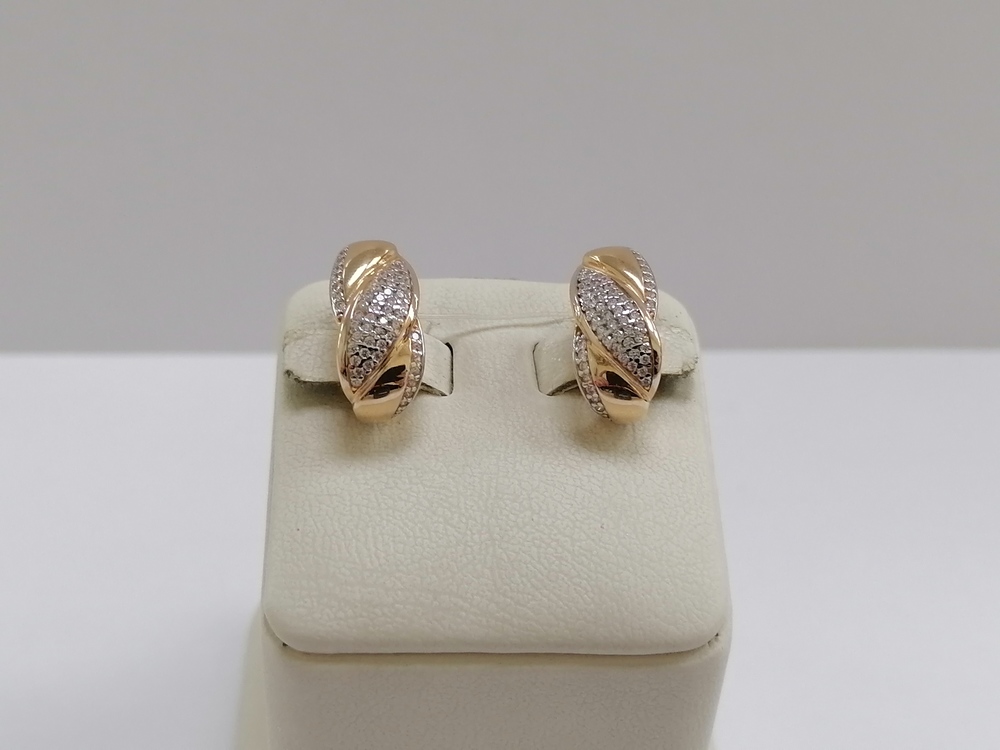 04-52-0823-01 СЕРЬГИ С КАМНЯМИ (Au 585)