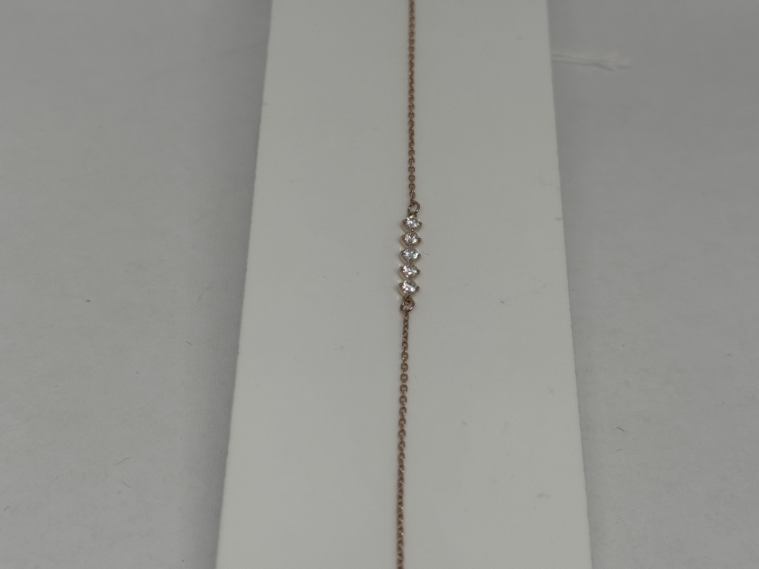 Б585 БРАСЛЕТ С КАМНЯМИ (Au 585)