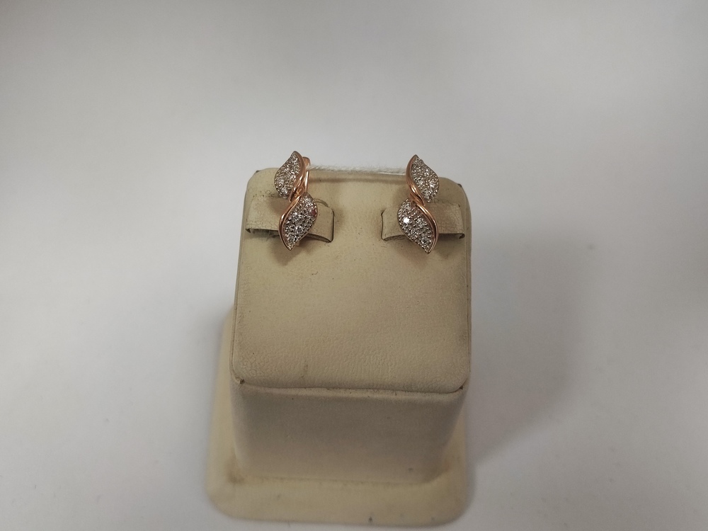 СЕРЬГИ С КАМНЯМИ (Au 585)