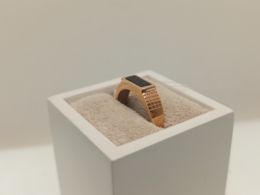 КОЛЬЦО ПЕЧАТКА с камнем (Au 585)