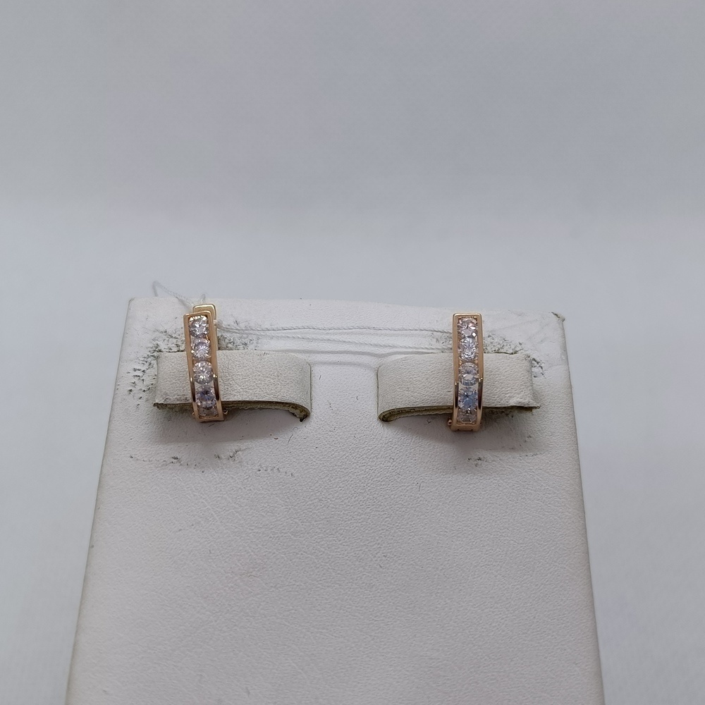 СКМИ585 СЕРЬГИ С КАМНЯМИ (Au 585)