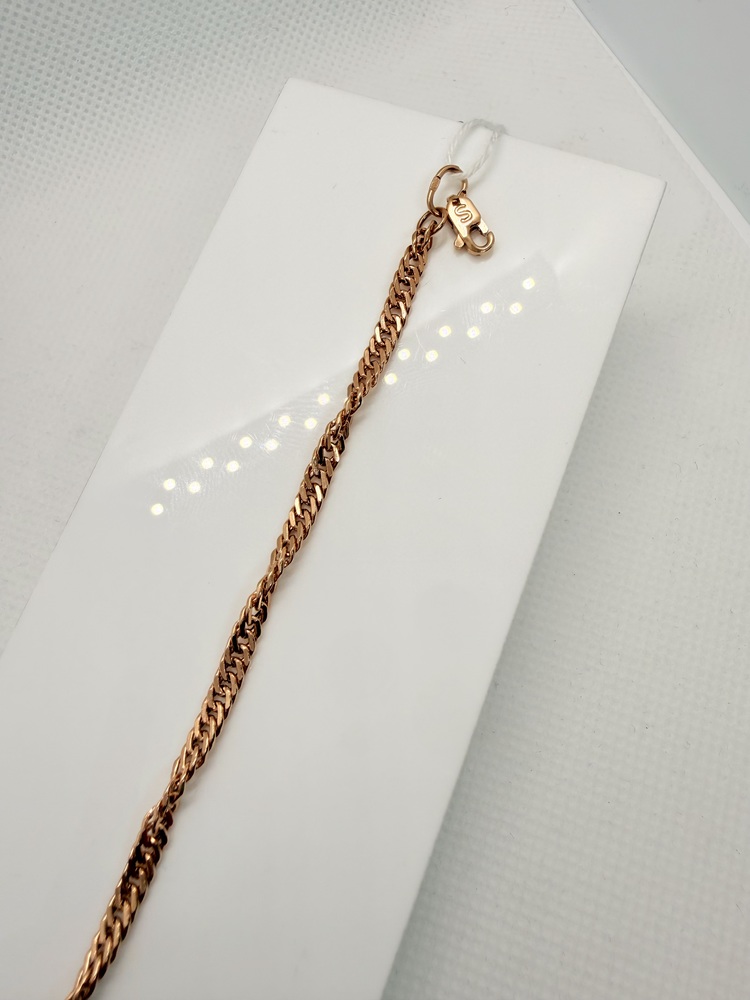 БРАСЛЕТ ПУСТОТЕЛЫЙ Сингапур Au 585