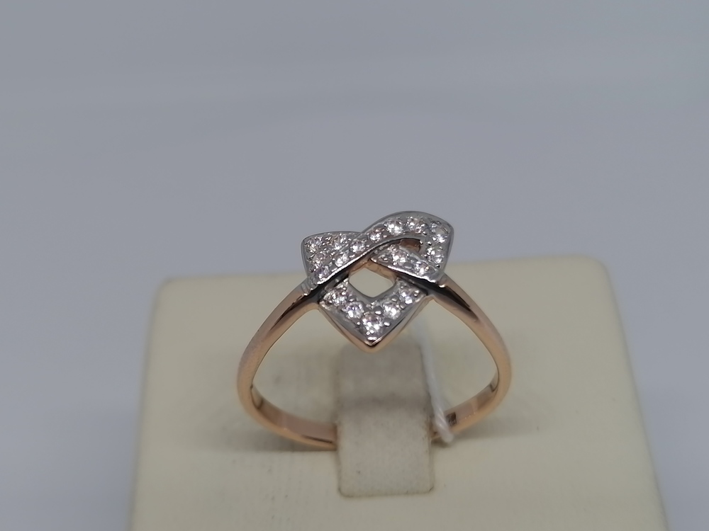 КОЛКМИ585 КОЛЬЦО С КАМНЯМИ (Au 585)