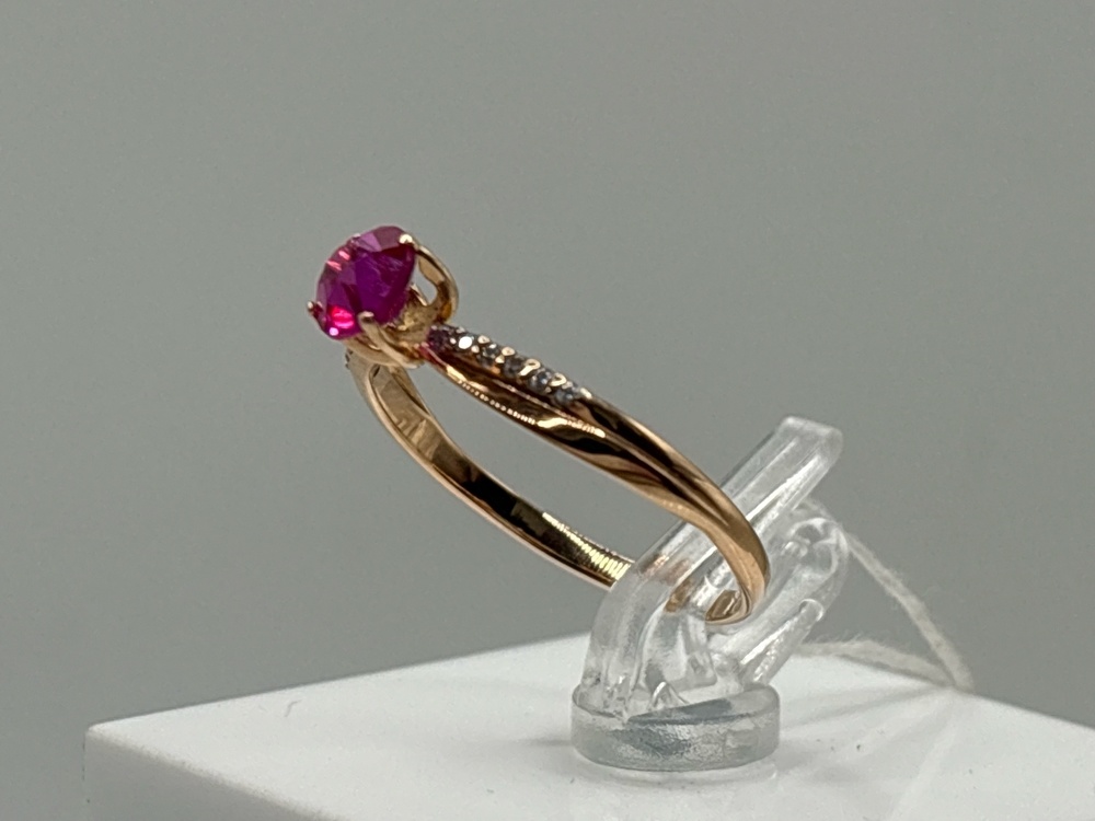 КОЛКМИ585 КОЛЬЦО С КАМНЯМИ (Au 585)