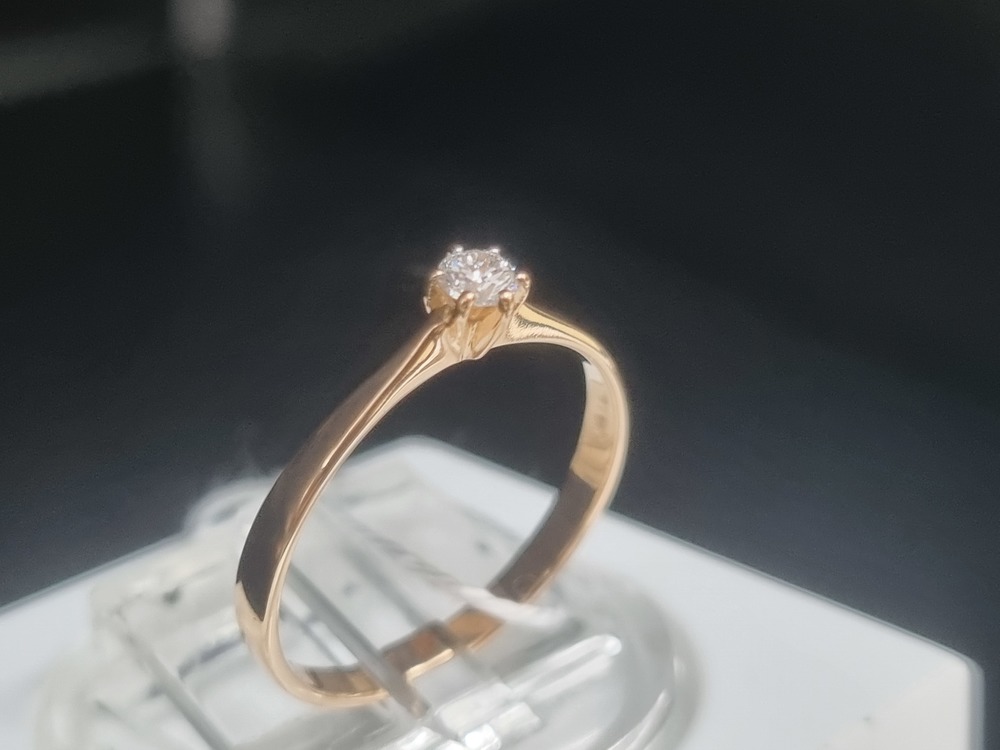 КОЛЬЦО БРИЛЛИАНТ Au 585