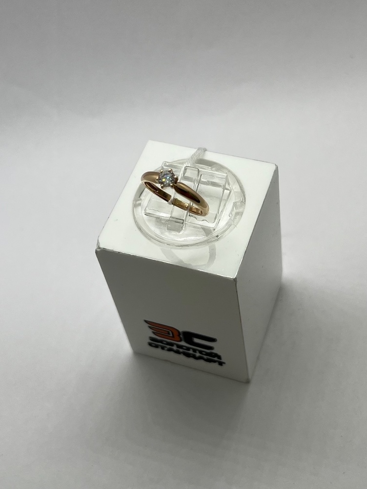 КОЛКМ585 КОЛЬЦО С КАМНЕМ (Au 585)