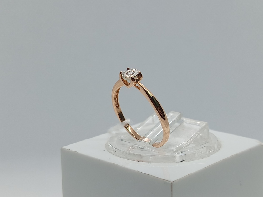 КОЛЬЦО БРИЛЛИАНТ Au 585