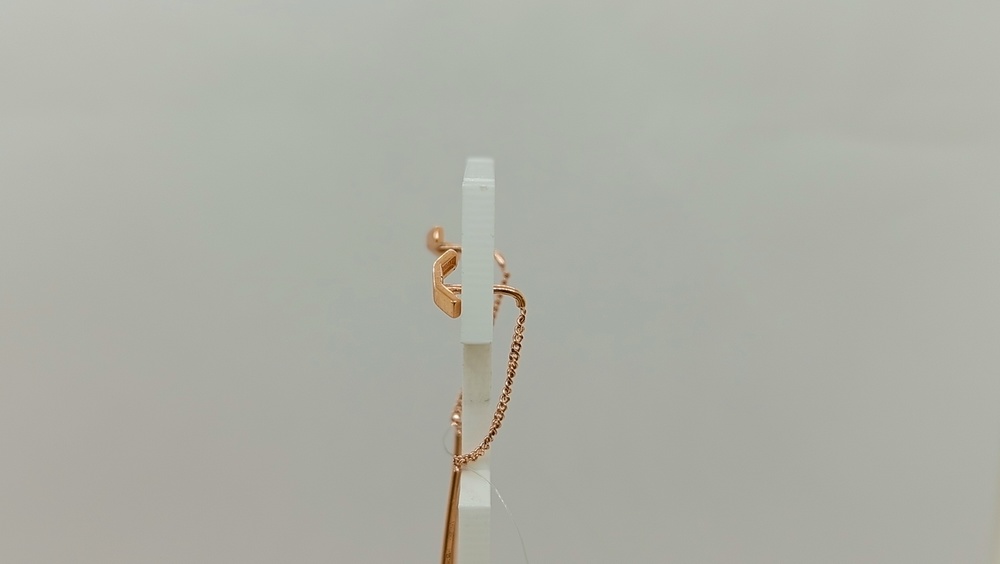 СЕРЬГИ ПРОДЕВКИ без камня (Au 585)