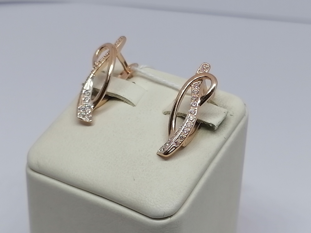 СЕРЬГИ С КАМНЯМИ (Au 585)