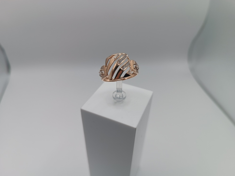 КОЛКМИ585 КОЛЬЦО С КАМНЯМИ (Au 585)