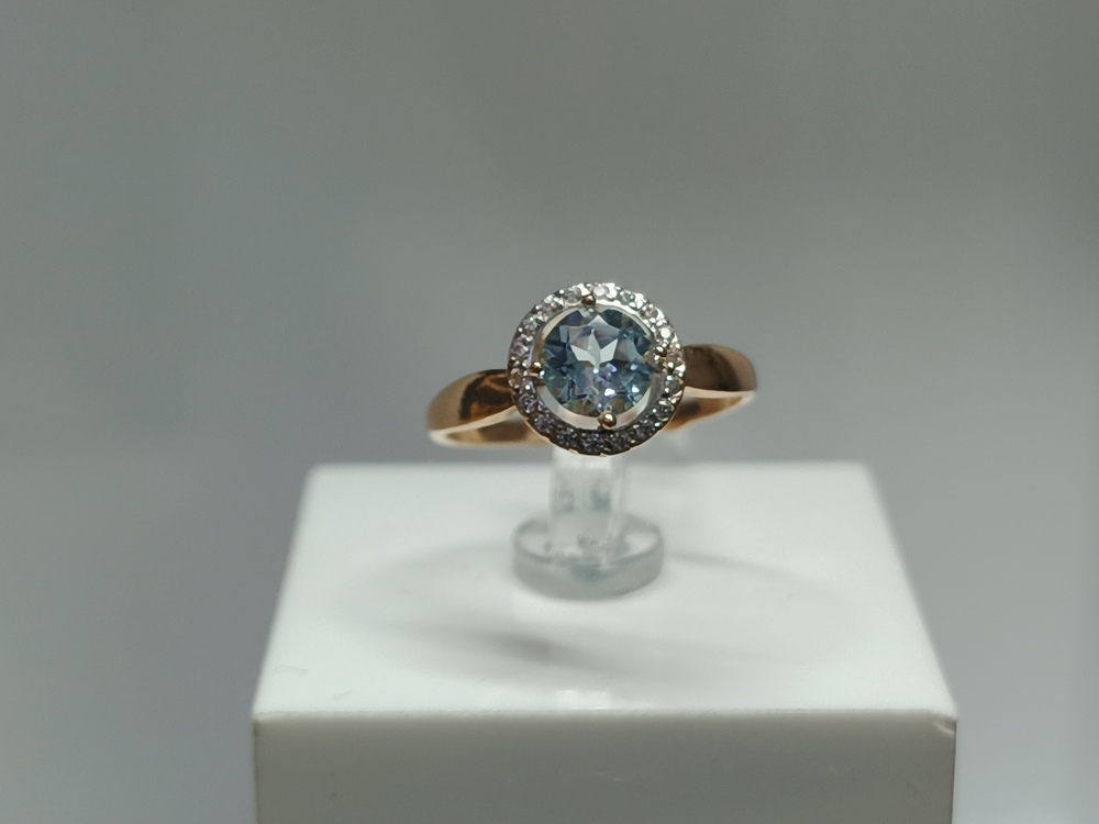 КОЛКМИ585 КОЛЬЦО С КАМНЯМИ (Au 585)