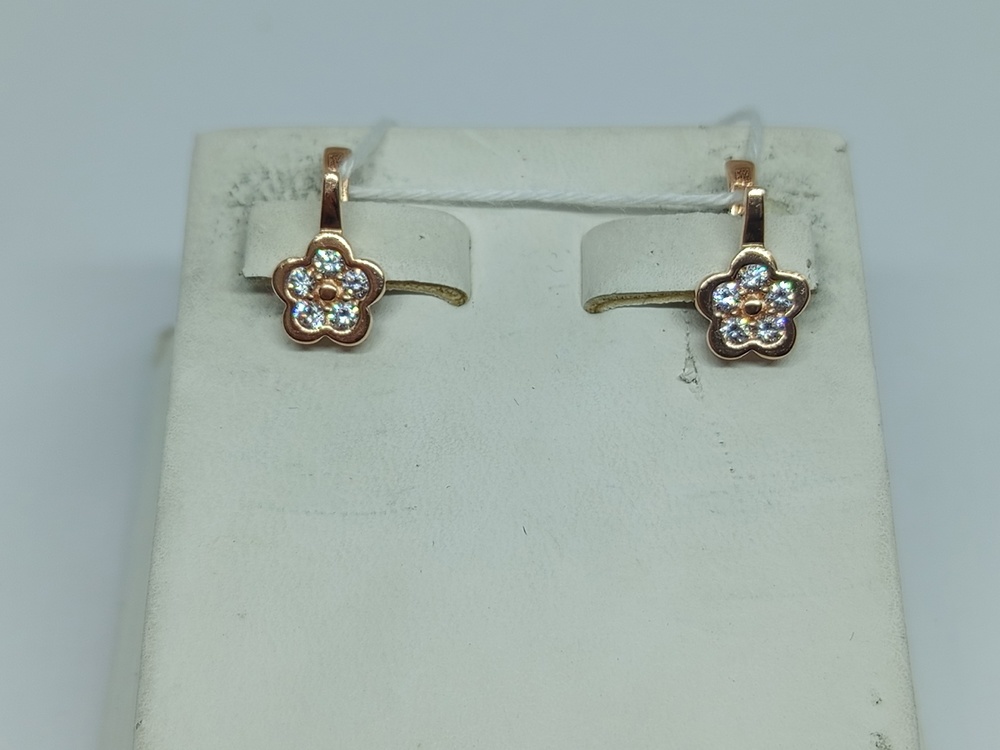 СЕРЬГИ С КАМНЯМИ (Au 585)