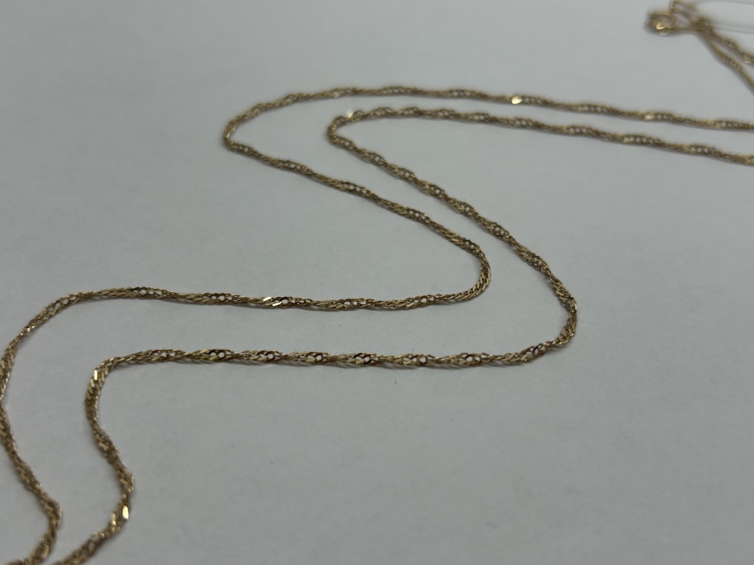 ЦЕПЬ ПУСТОТЕЛАЯ Сингапур (Au 585)