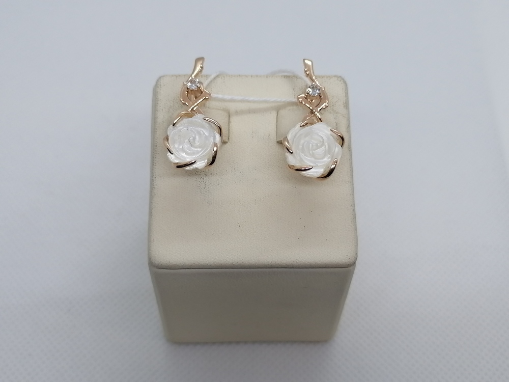 СЕРЬГИ С КАМНЯМИ (Au 585)