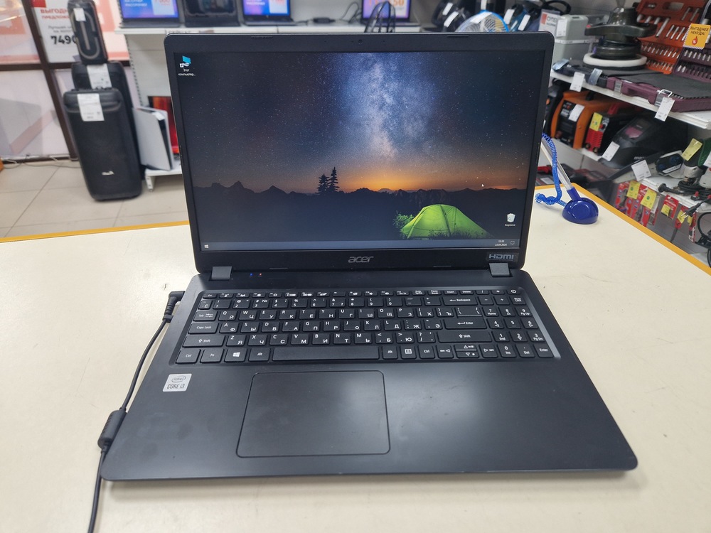 Ноутбук Acer; Core i3-1005G1, Intel UHD Graphics, 8 Гб, 128 Гб, Нет