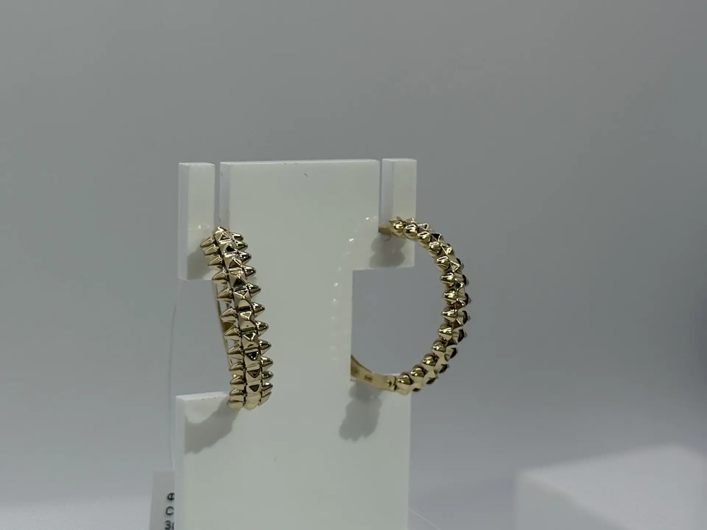 СЕРЬГИ БЕЗ КАМНЯ (Au 585)