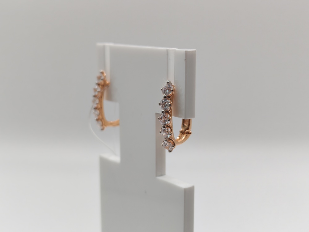 СЕРЬГИ С КАМНЯМИ (Au 585)