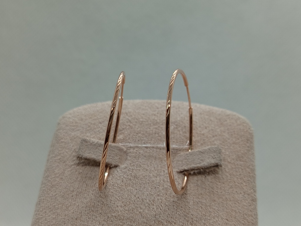 СЕРЬГИ КОНГО без камня (Au 585)