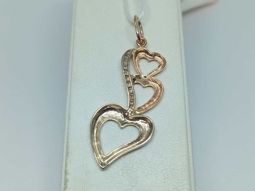 ПОДВЕСКА С КАМНЯМИ (Au 585)