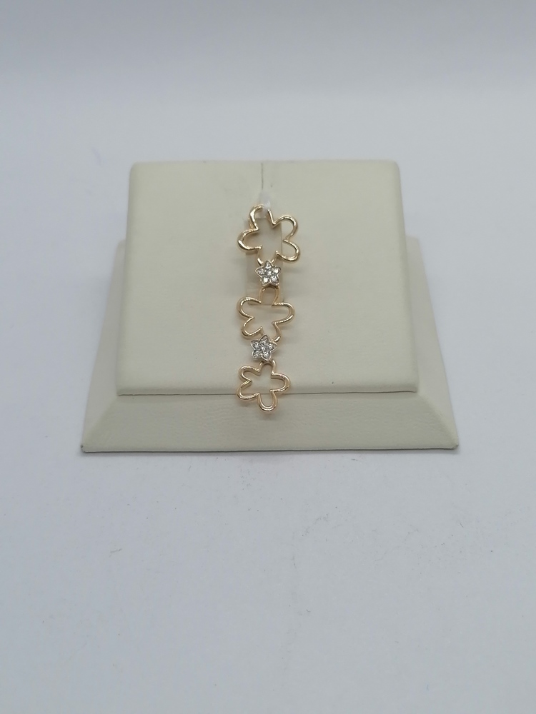 ПОДВЕСКА С КАМНЯМИ (Au 585)