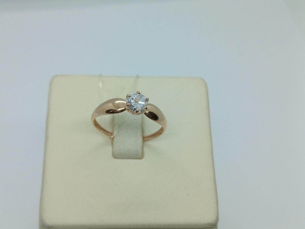 КОЛЬЦО С КАМНЕМ (Au 585)