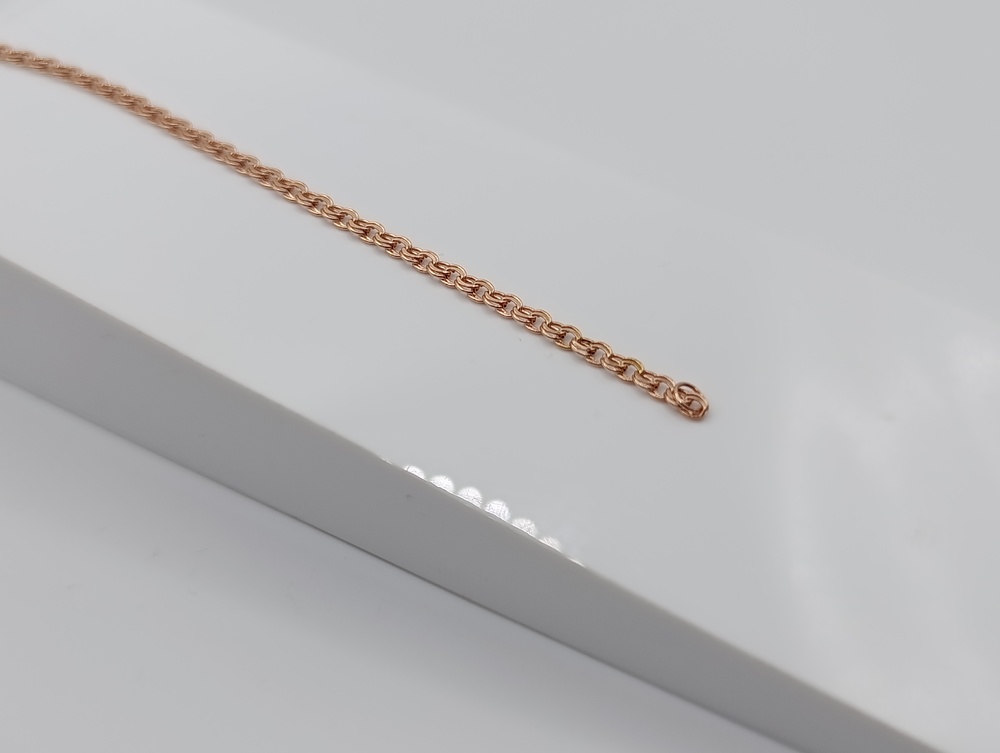 БРАСЛЕТ ПУСТОТЕЛЫЙ Бисмарк Au 585