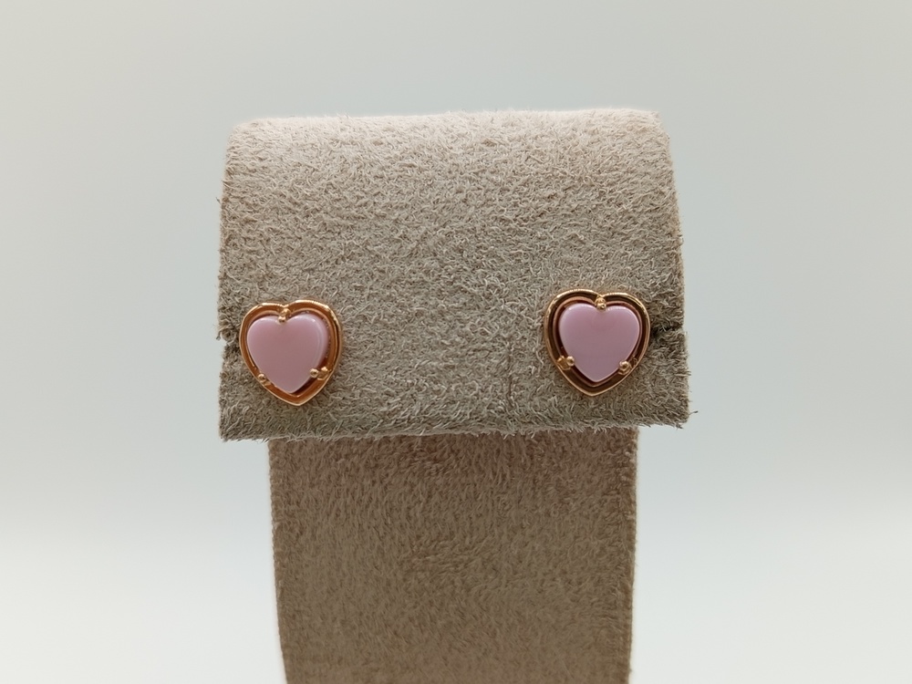 СЕРЬГИ ПУСЕТЫ с камнем (Au 585)