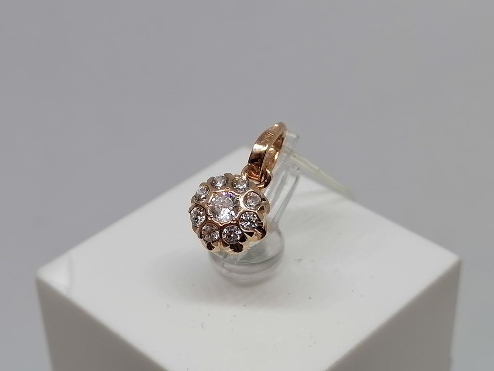 1430170 ПОДВЕСКА С КАМНЯМИ (Au 585)