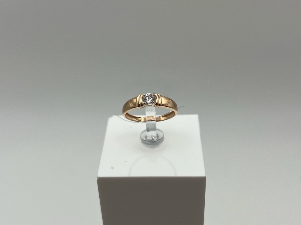 КОЛЬЦО С КАМНЕМ (Au 585)