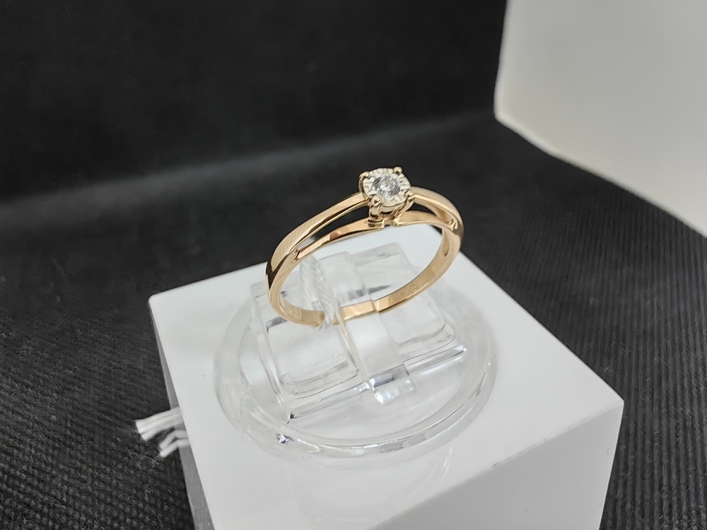 КОЛЬЦО БРИЛЛИАНТ Au 585