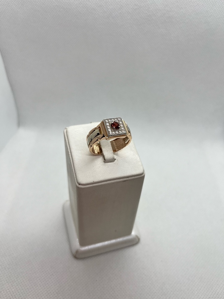 ПЕЧАТКА С КАМНЯМИ (Au 585)