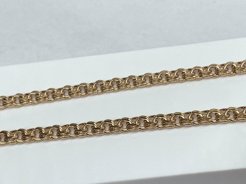 ЦЕПЬ ПУСТОТЕЛАЯ Бисмарк (Au 585)