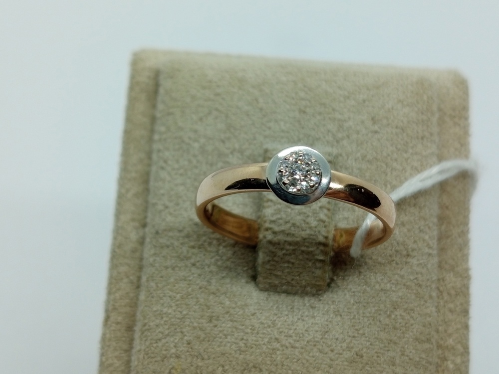 КОЛЬЦО БРИЛЛИАНТ Au 585