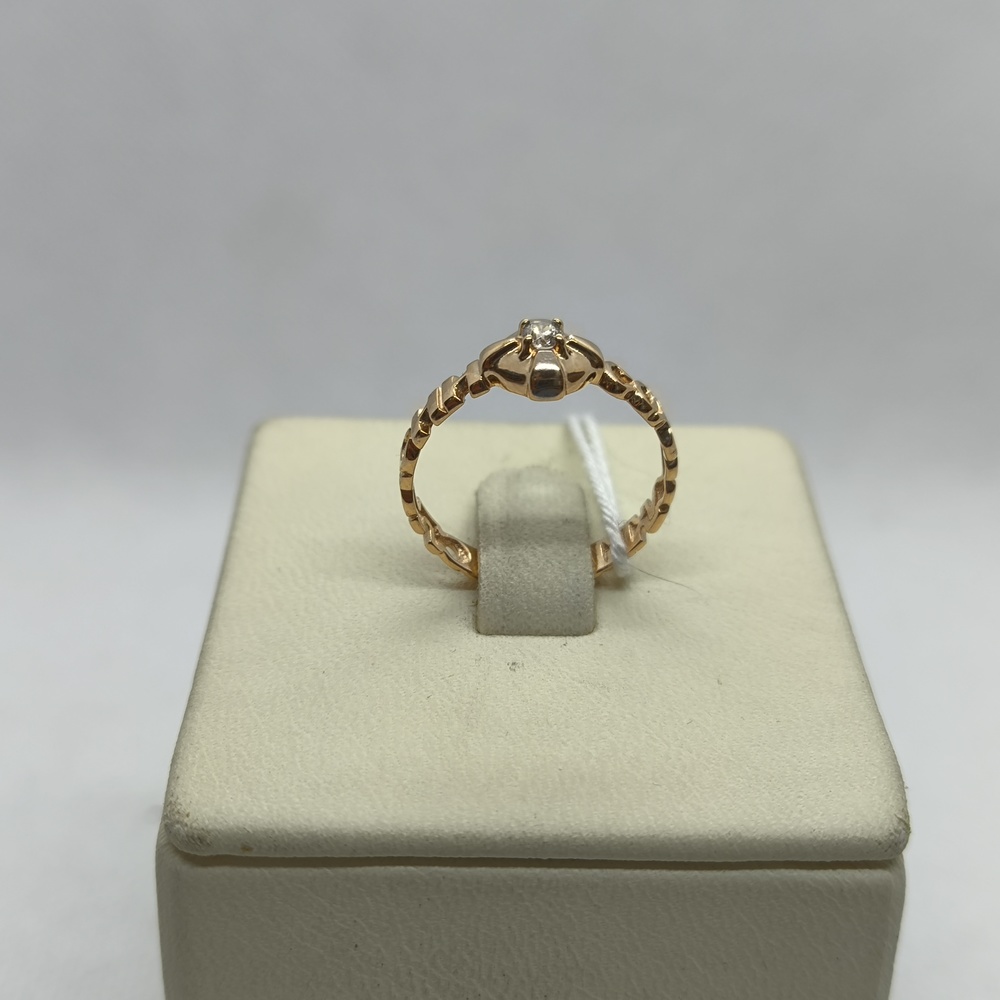 КОЛКМ585 КОЛЬЦО С КАМНЕМ (Au 585)