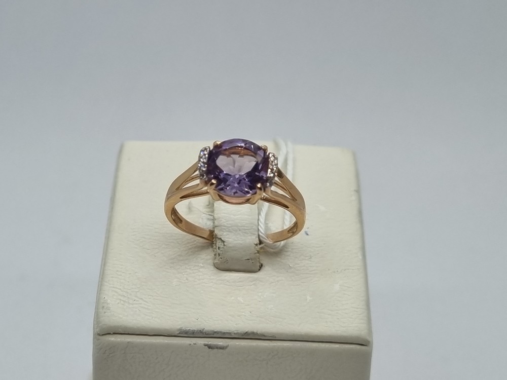 КОЛКМИ585 КОЛЬЦО С КАМНЯМИ (Au 585)